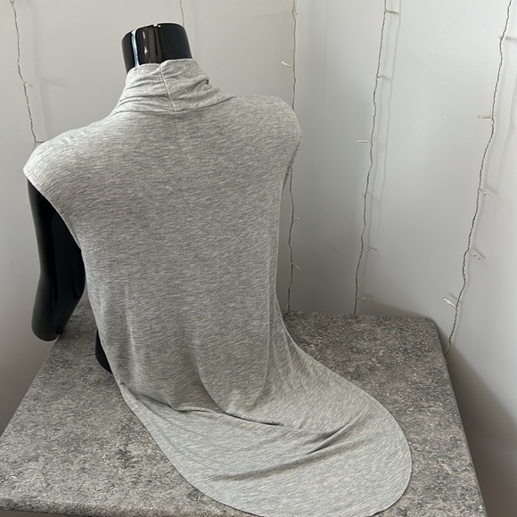 Heather Grey Cowl Neck Pullover - Picture 4 of 6